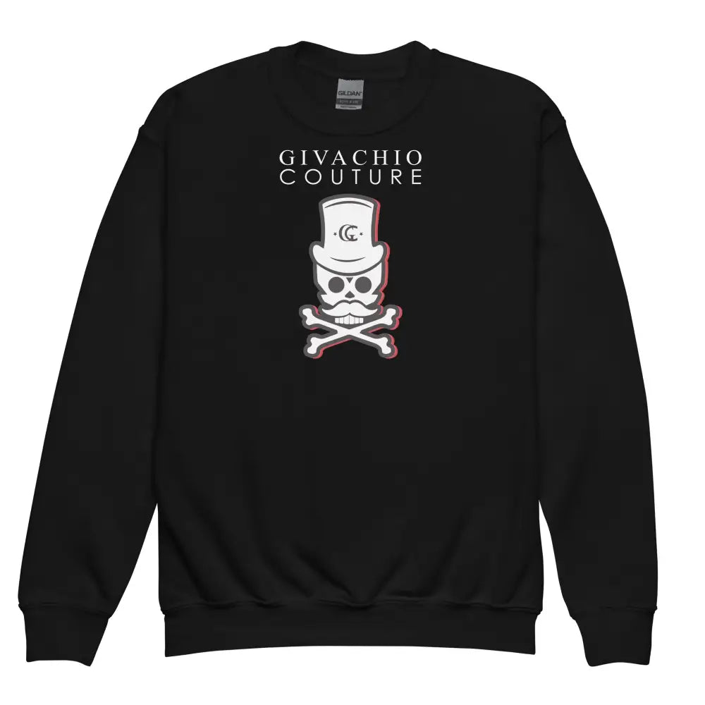 Black Cherry Skull Youth Sweatshirt - XS