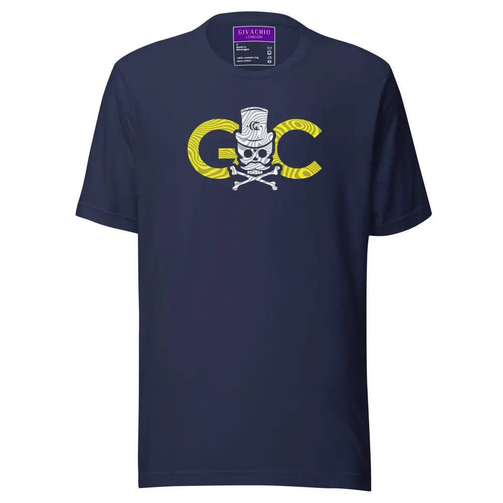 Black GC Skull Treasure T-Shirt - Navy / S - T-Shirts