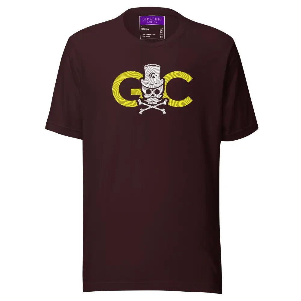 Black GC Skull Treasure T-Shirt - Oxblood / S - T-Shirts
