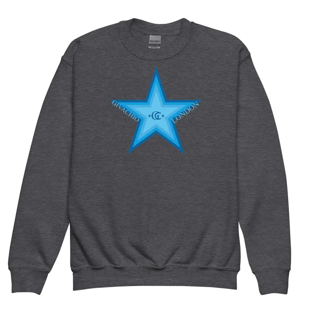 GL Star Up Youth Sweatshirt - Dark Heather / XS