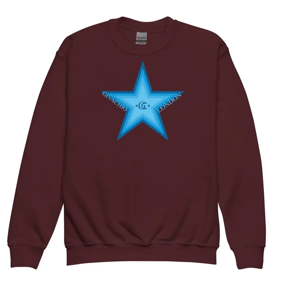 GL Star Up Youth Sweatshirt - Maroon / XS
