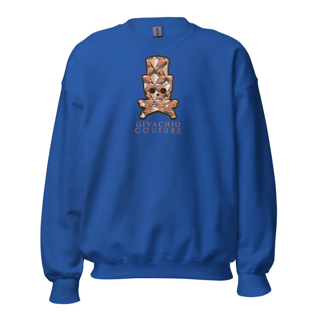 Ivor Skull Sweatshirt - Royal / S