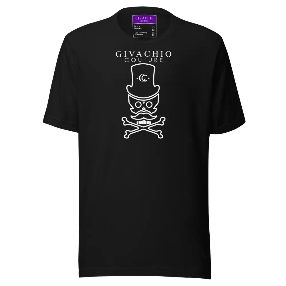 Mad White Skull T-Shirt - Black / S - T-Shirts