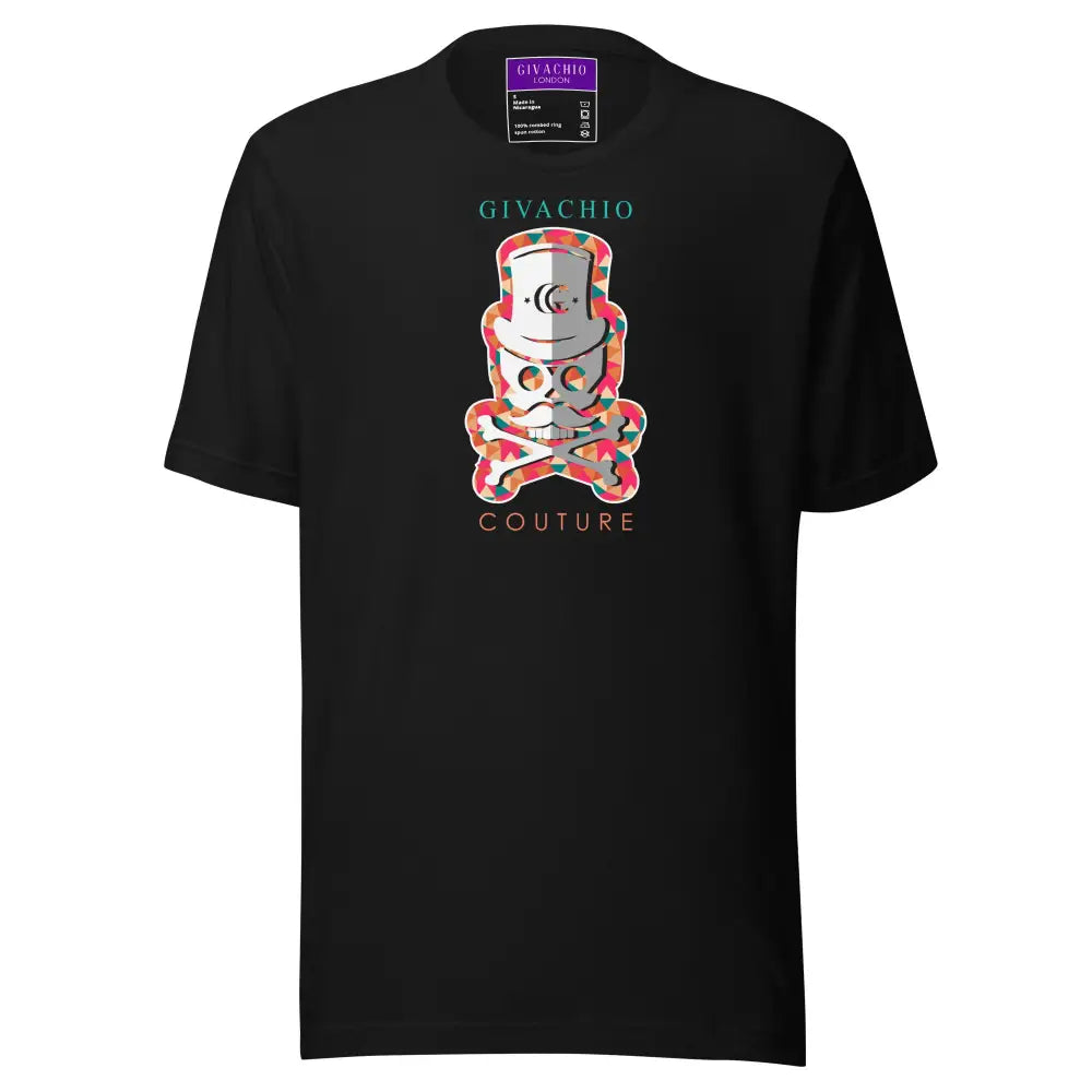 Patch Red Skull T shirt - Black / S - T-Shirts