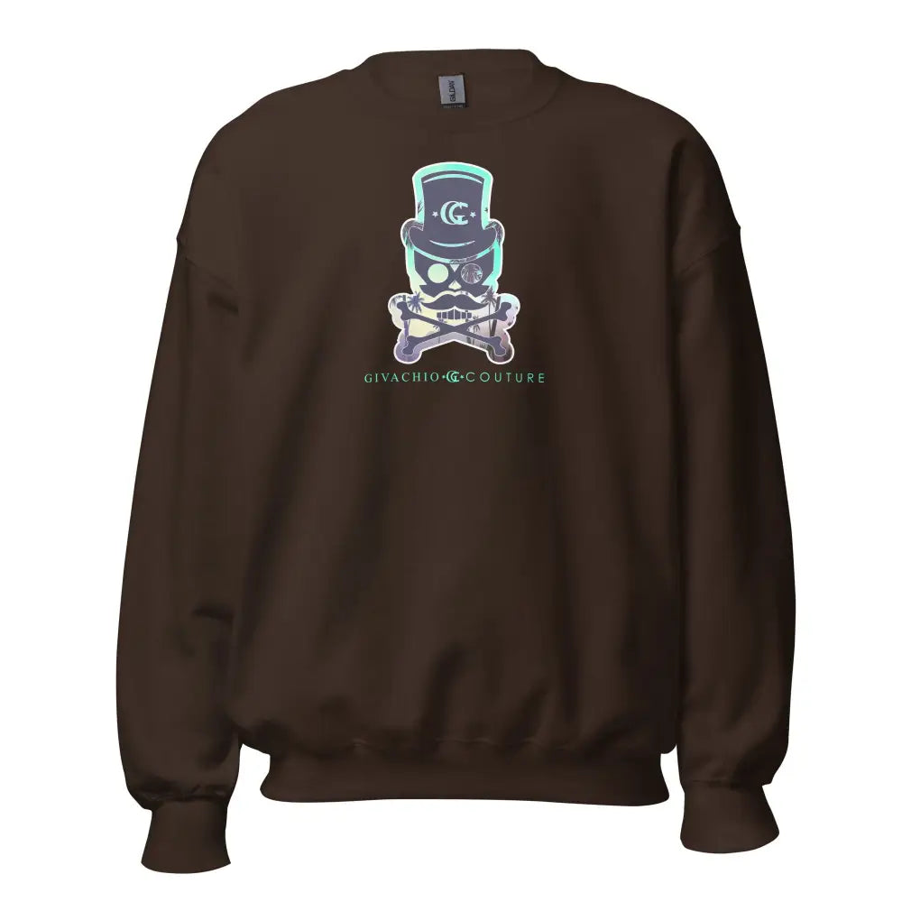 Skyure Skull Sweatshirt - Dark Chocolate / S