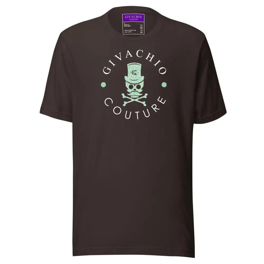 Black Glory Skull T-Shirt - Brown / S - T-Shirts