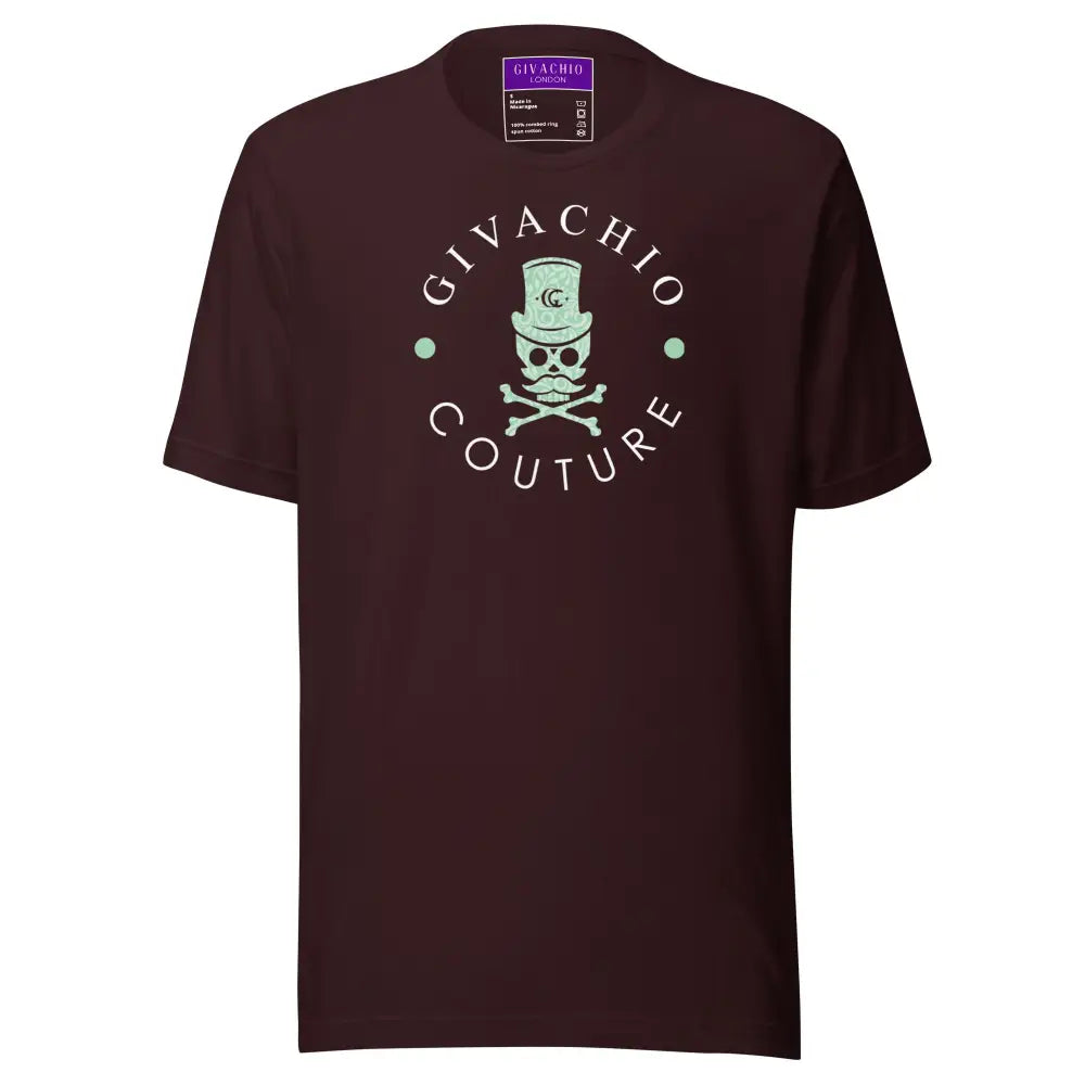 Black Glory Skull T-Shirt - Oxblood / S - T-Shirts