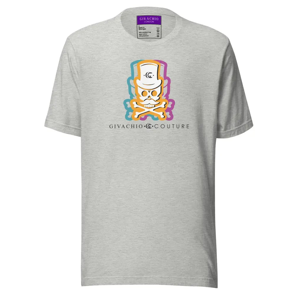 Facit Skull T-Shirt - Athletic Heather / S - T-Shirts