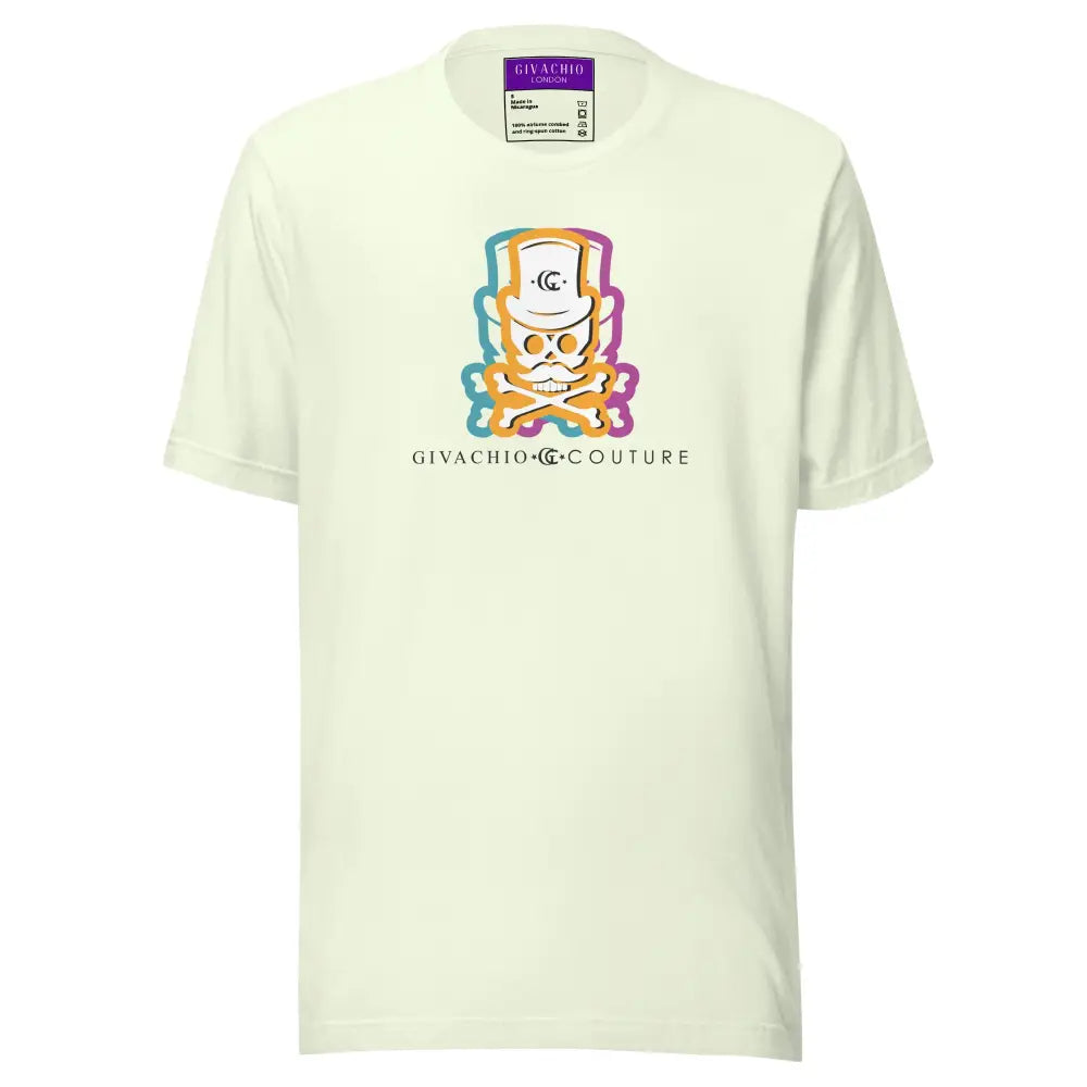 Facit Skull T-Shirt - Citron / S - T-Shirts