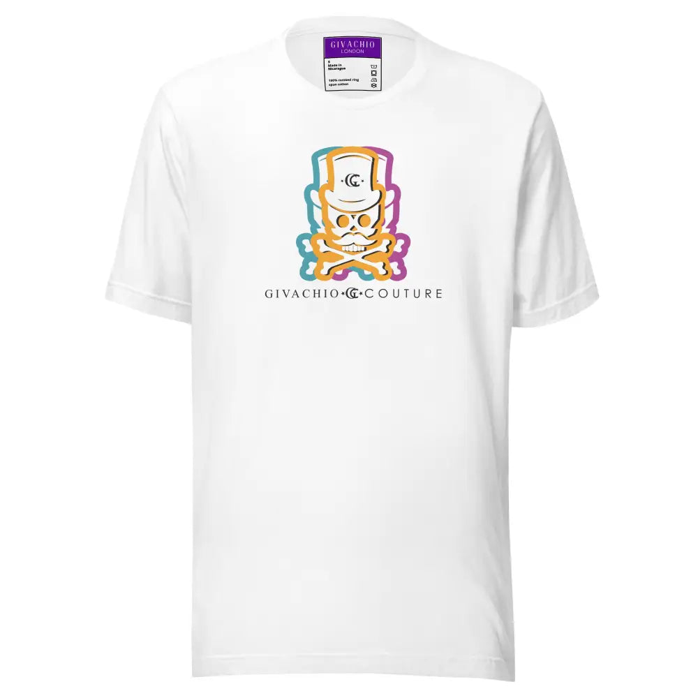 Facit Skull T-Shirt - White / S - T-Shirts