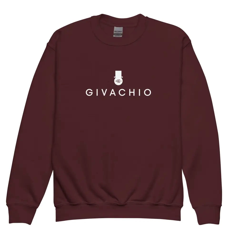 G Hat Man Youth Sweatshirt - Maroon / XS