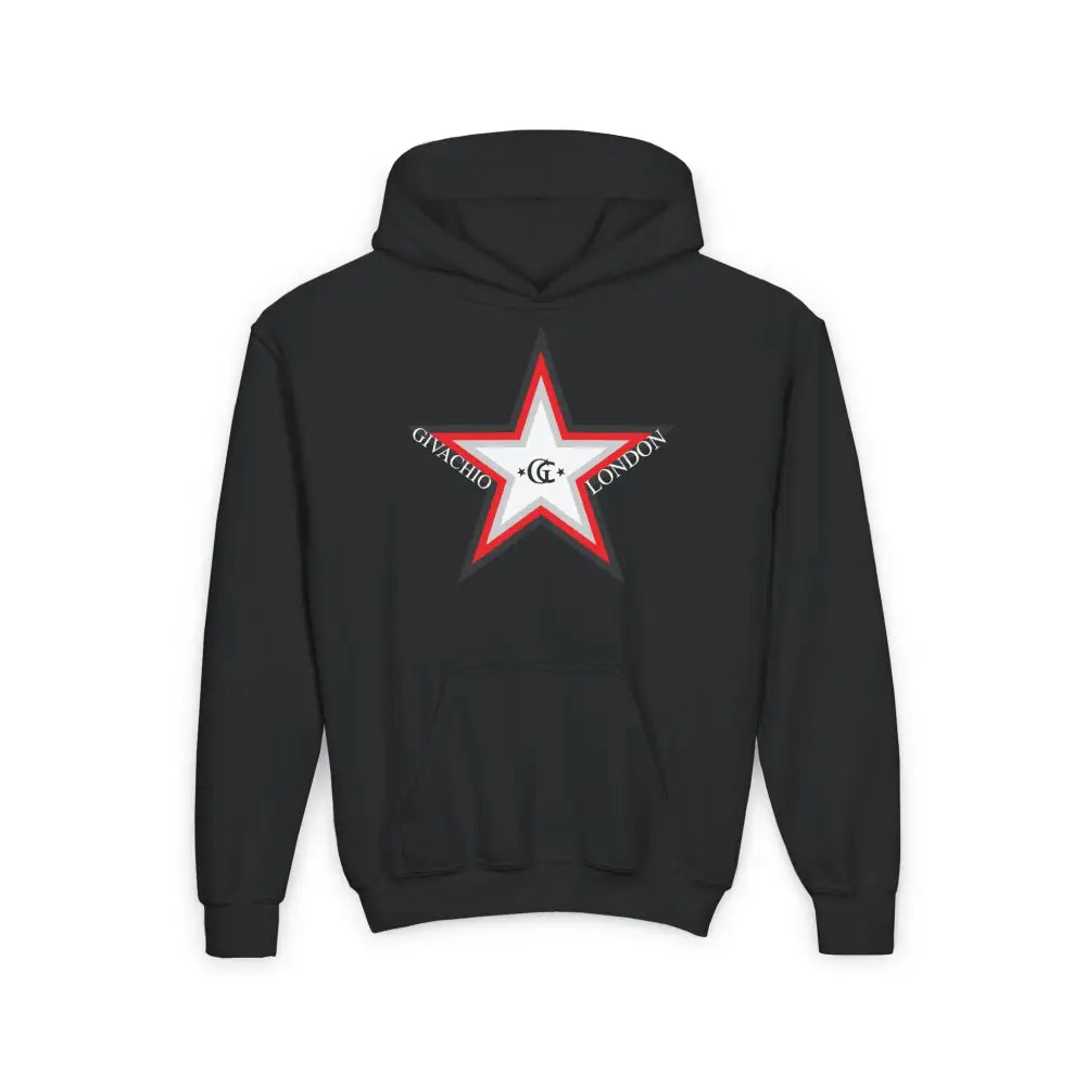 GL Star Up Youth Hoodie - S / Black - Kids clothes