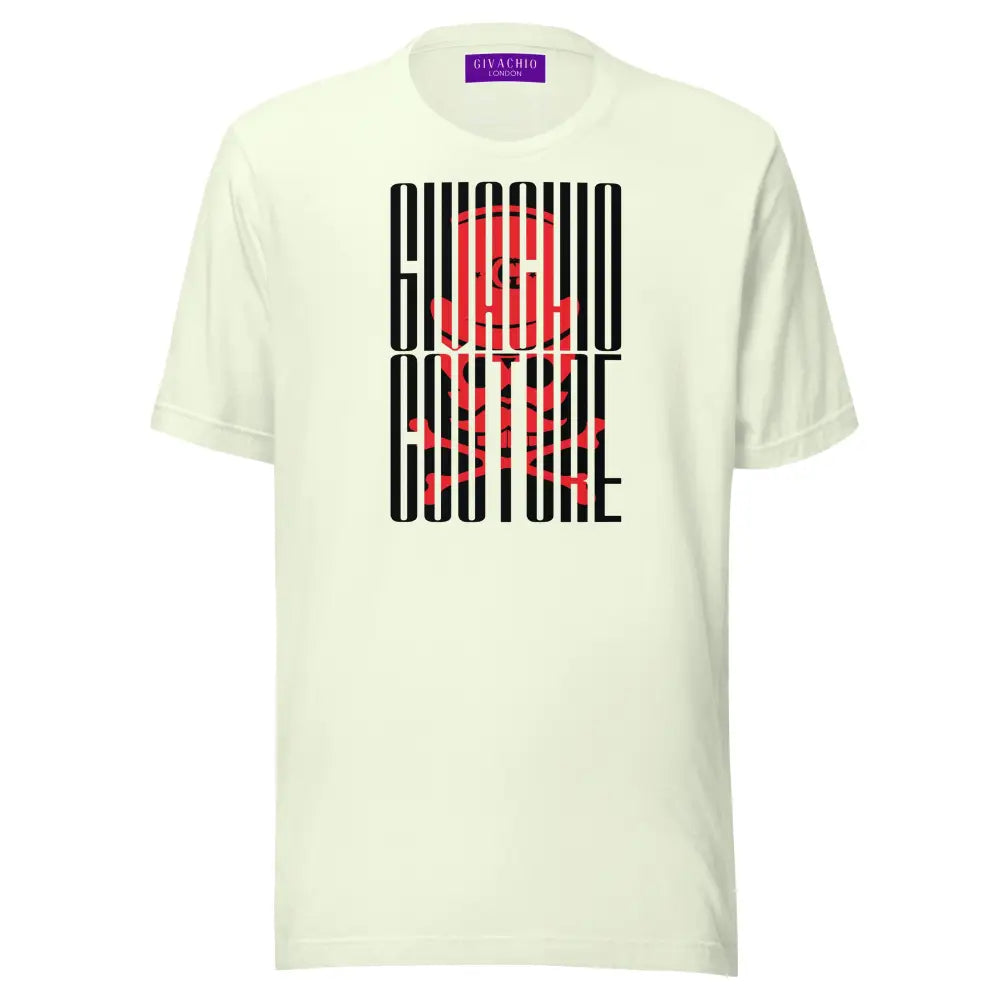 Red Raven Skull T-Shirt - Citron / S - T-Shirts