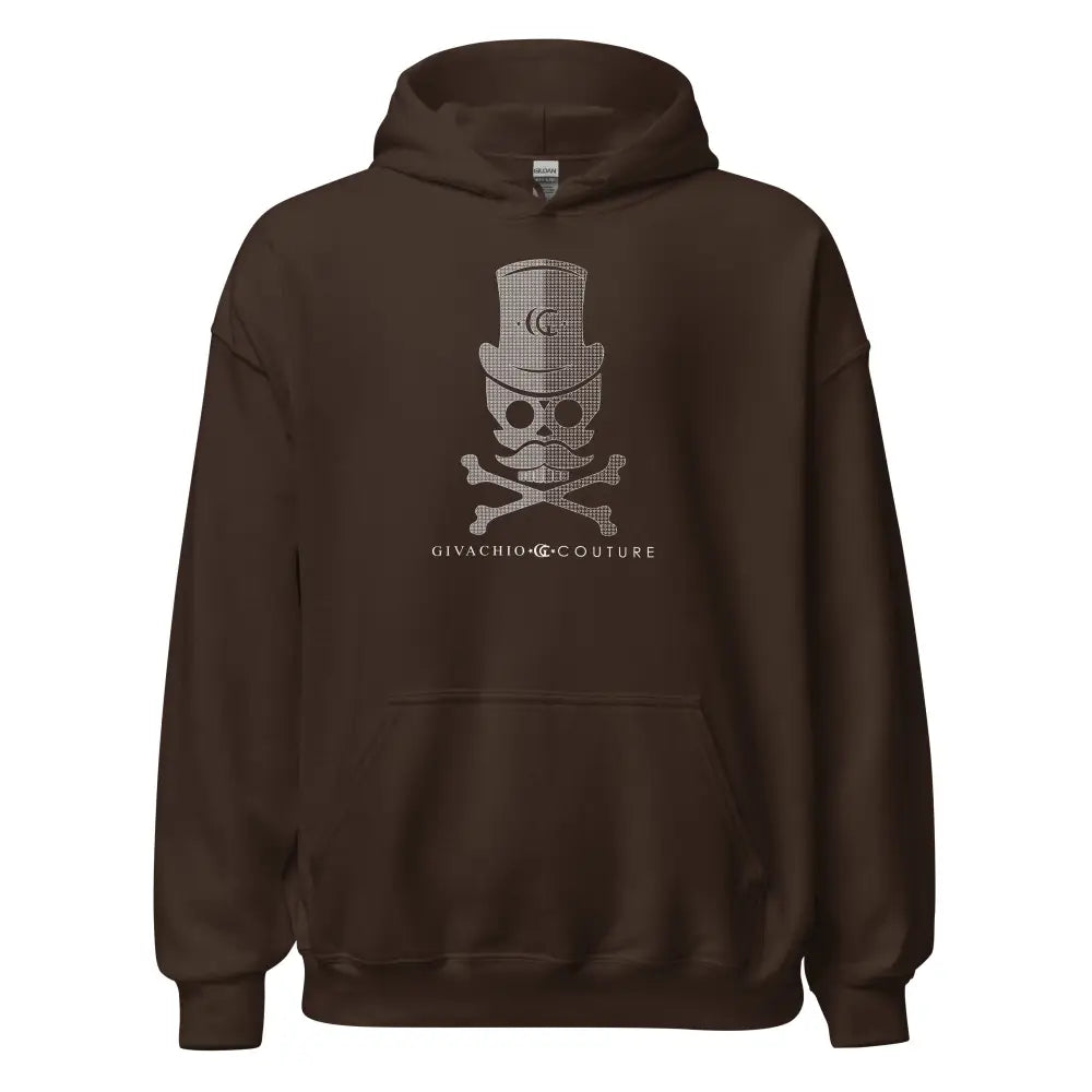 Teal Blue Hoodie - Dark Chocolate / S